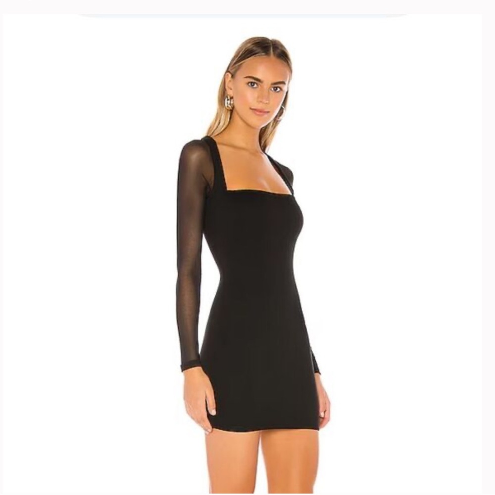 Superdown black mini dress